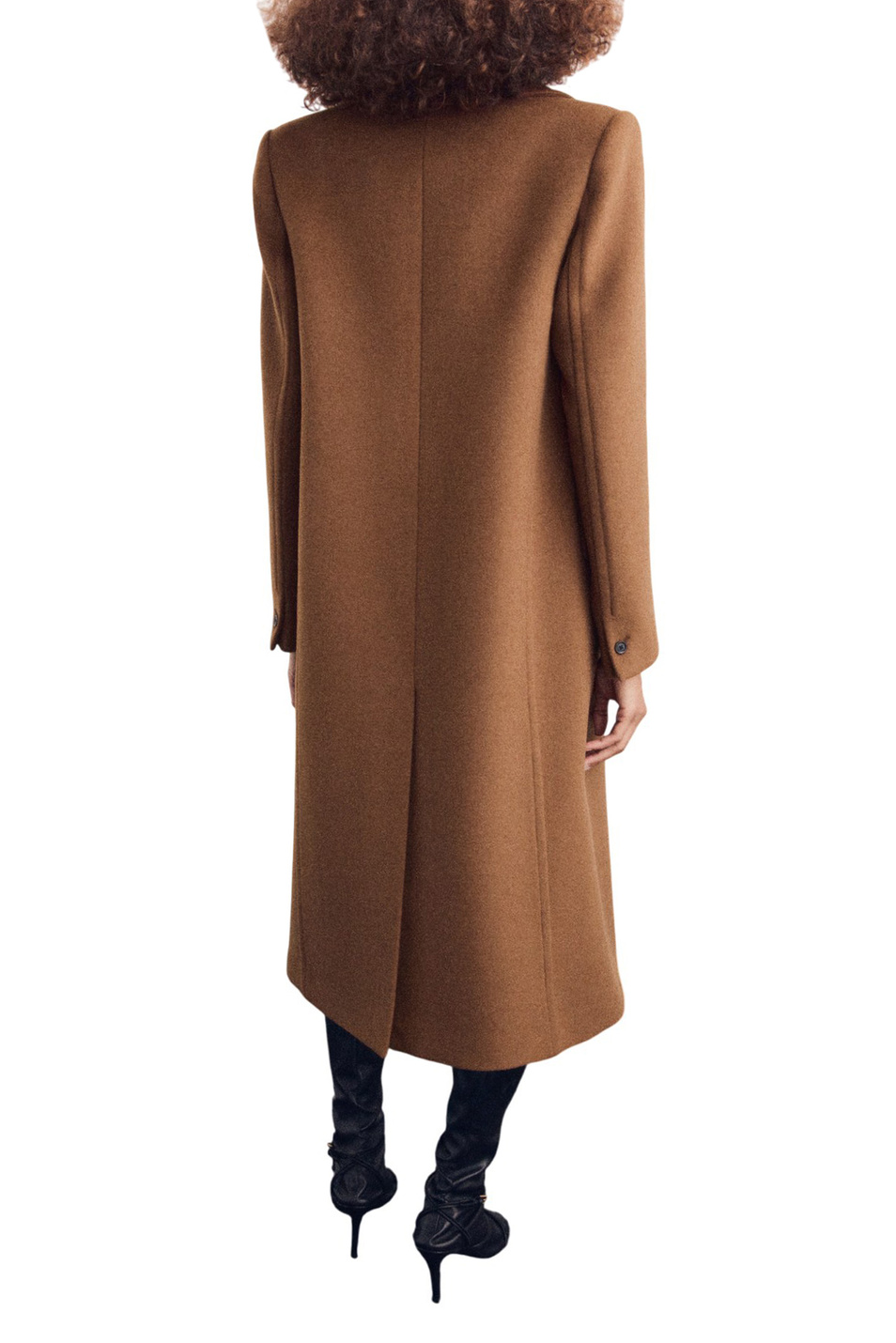 Пальто EYE двубортное|Основной цвет:Бежевый Женский Mango Пальто EYE двубортное (цвет ), артикул 17037769 | Фото 4