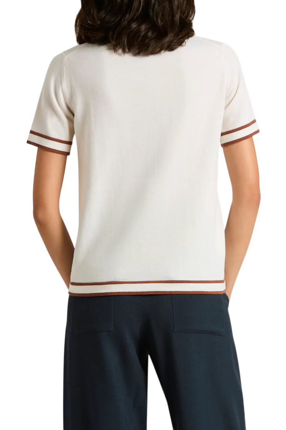 Женский Kiton Поло из натуральной шерсти (цвет ), артикул D617040200K | Фото 4