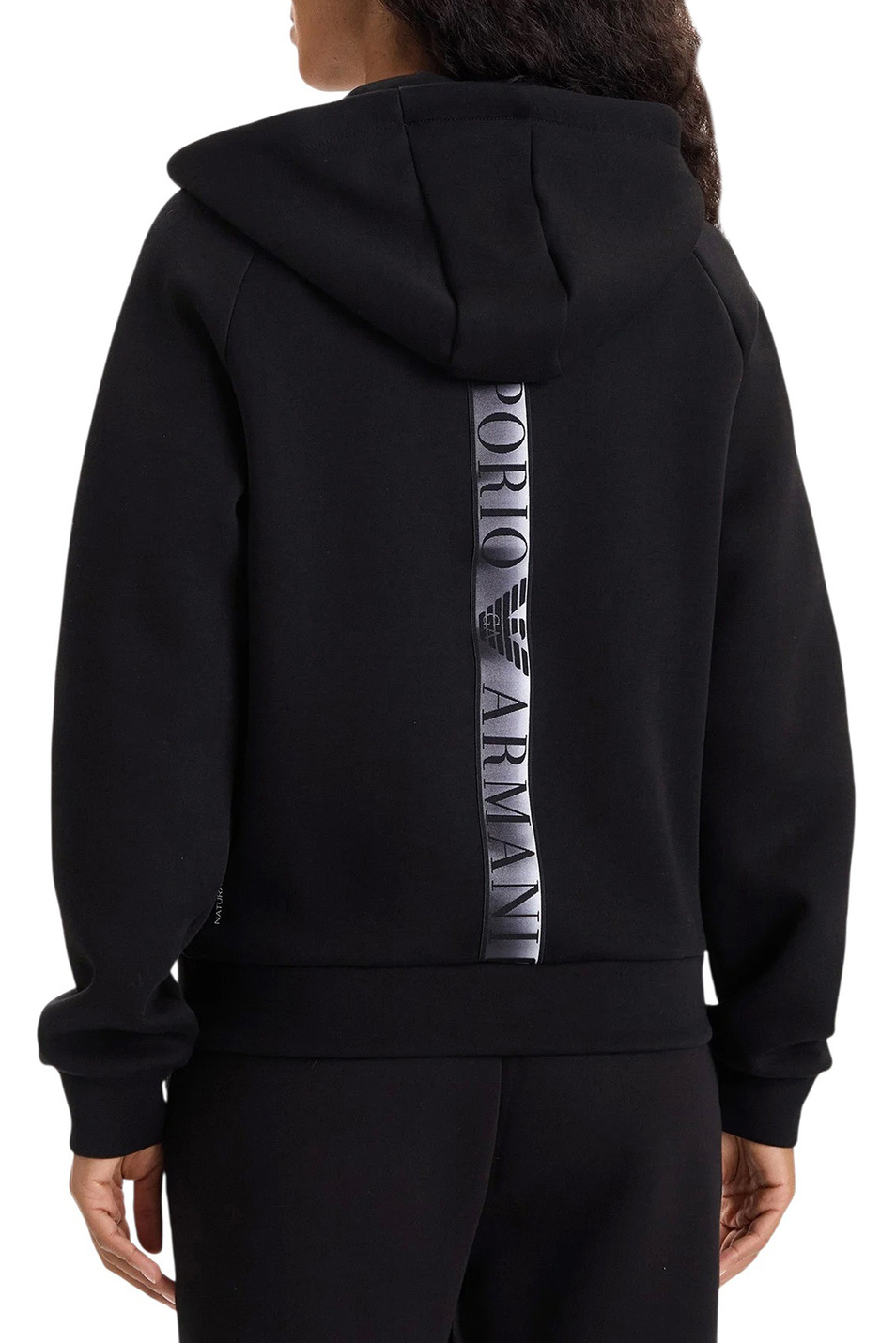 Толстовка с логотипом|Основной цвет:Черный Женский EA7 Толстовка с логотипом (цвет ), артикул 7W000675-AF13151 | Фото 4