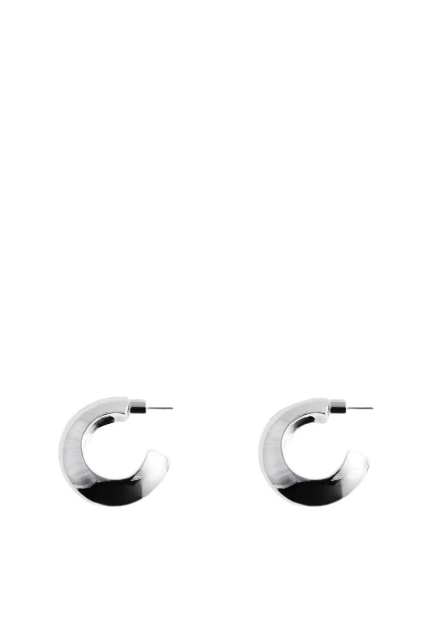 Серьги-кольца RENATA|Основной цвет:Серебристый|Артикул:77010261 | Фото 1