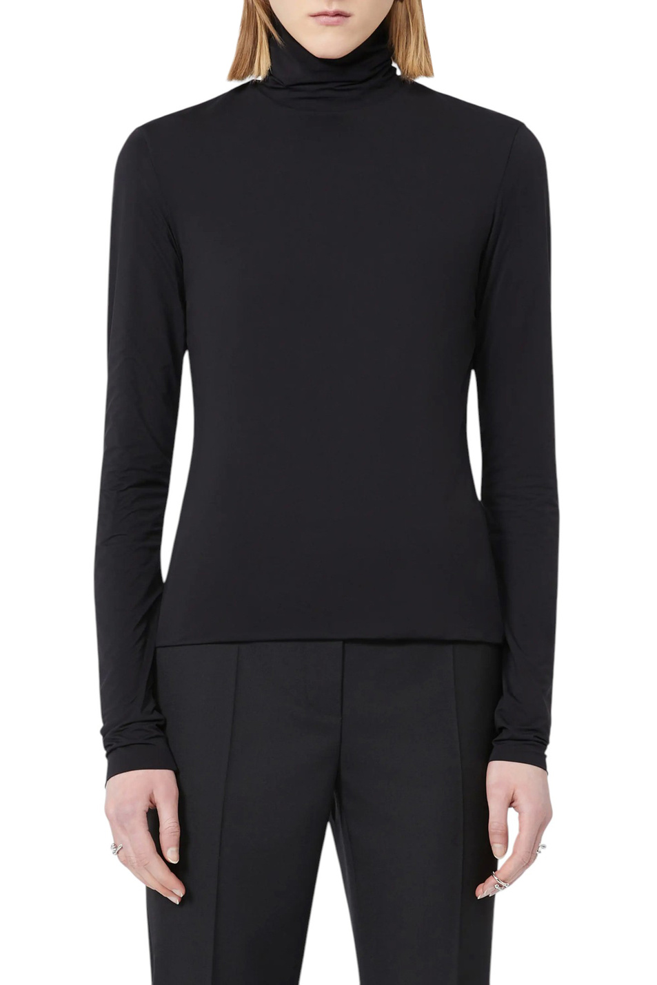 Женский Sportmax Водолазка STONE однотонная (цвет ), артикул 2522946022 | Фото 3