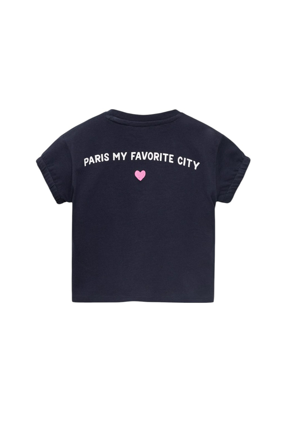 Девочкам Mango Kids Футболка PARIS с принтом (цвет ), артикул 17003288 | Фото 2