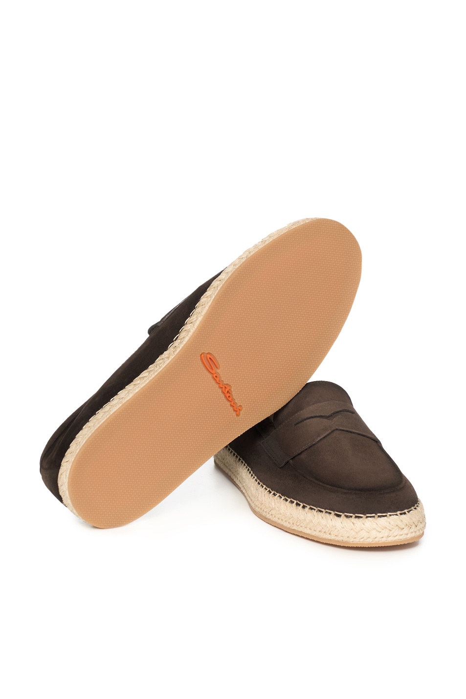 Мужской Santoni Эспадрильи Carlo из натуральной замши (цвет ), артикул MBCD22193PBTTSE2T60 | Фото 6