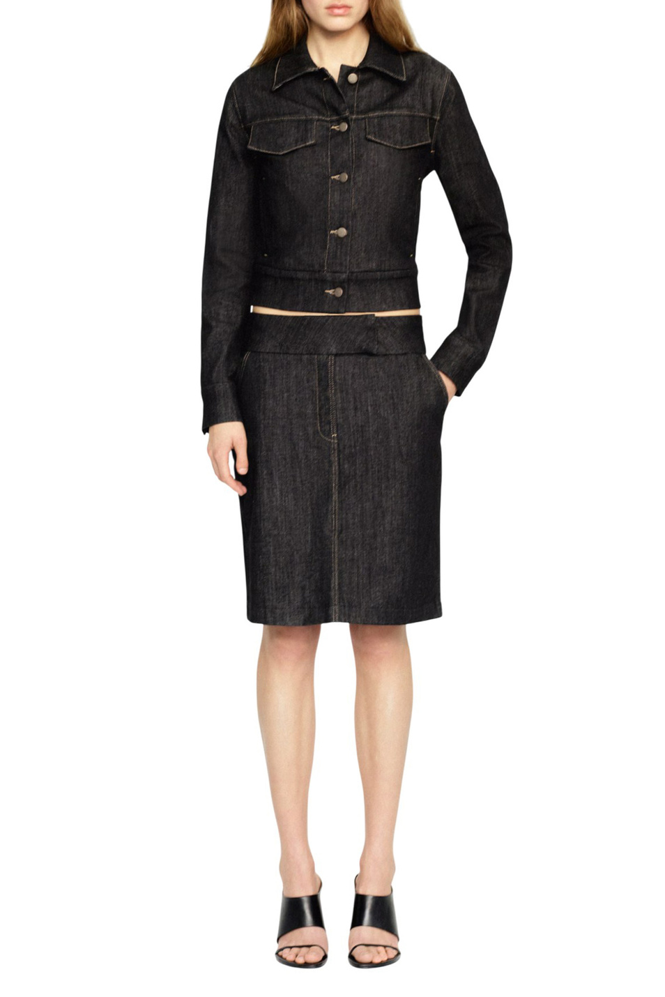 Женский Mango Куртка JOLIE джинсовая (цвет ), артикул 27093328 | Фото 2