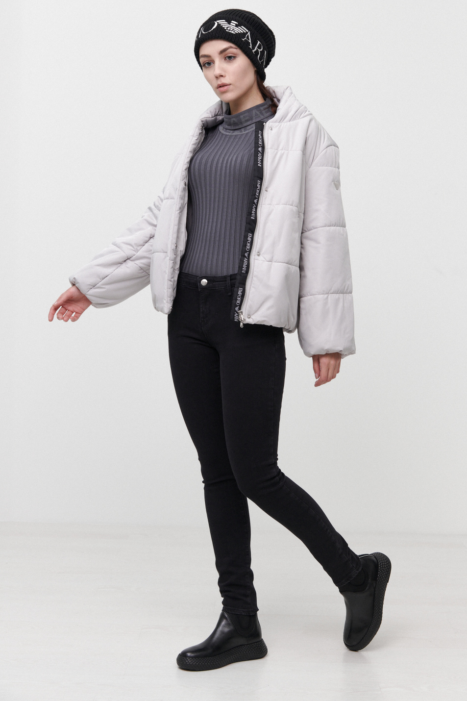 Женский Emporio Armani Джинсы пуш-ап из эластичного денима (цвет ), артикул 6H2J23-2D9ZZ | Фото 2