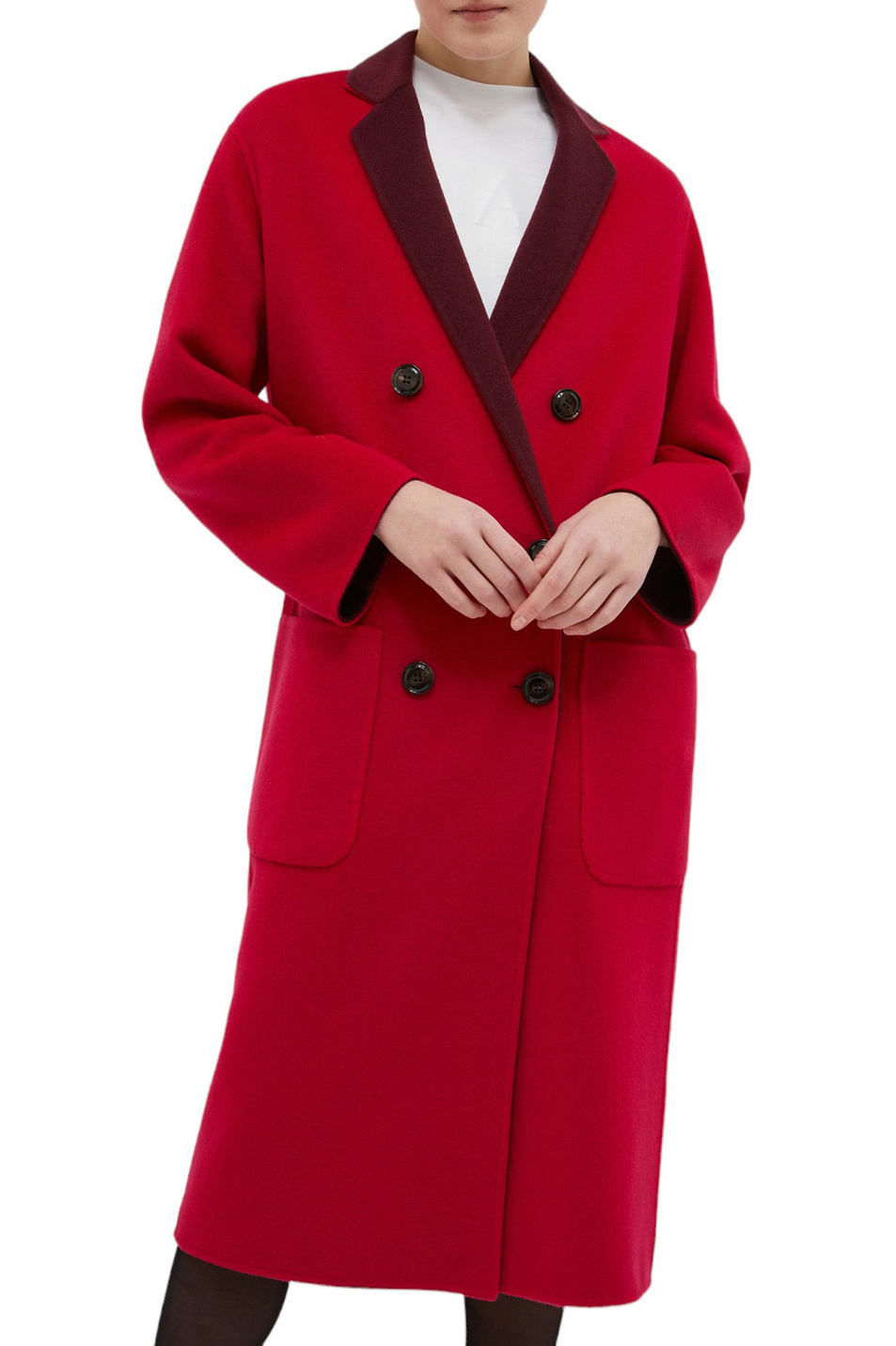 Женский Max&Co Пальто двустороннее ALGERI из смесовой шерсти (цвет ), артикул 2416011041200 | Фото 3