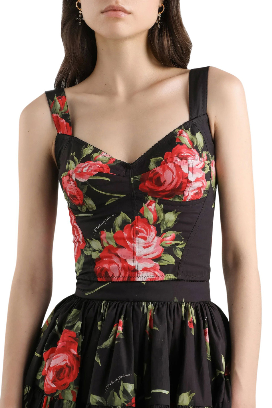 Женский Dolce & Gabbana Топ с принтом (цвет ), артикул F7BB1T-HS5UT | Фото 3