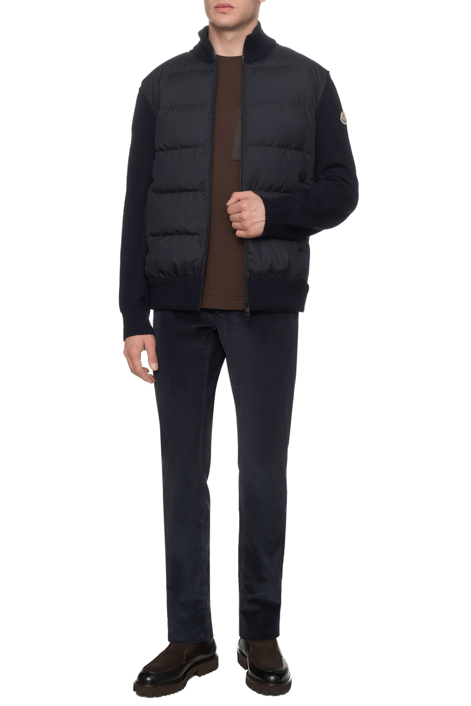 Мужской Moncler Футболка с накладным карманом (цвет ), артикул K20918C00029-89B4F | Фото 3