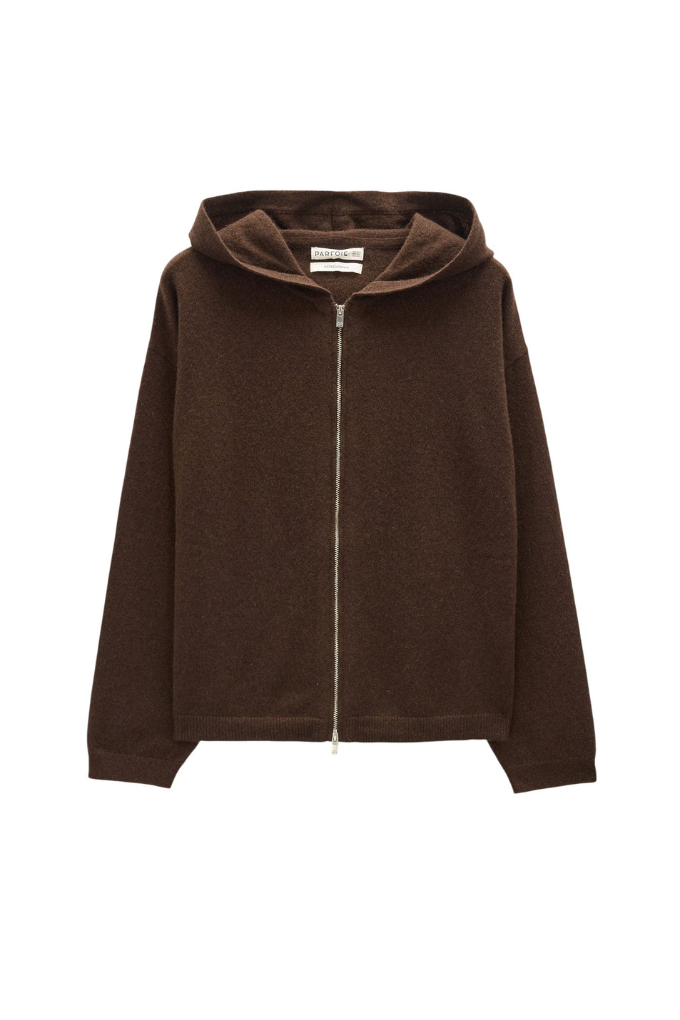 Кардиган из кашемира|Основной цвет:Коричневый Женский Parfois Кардиган из кашемира (цвет ), артикул 239688 | Фото 1