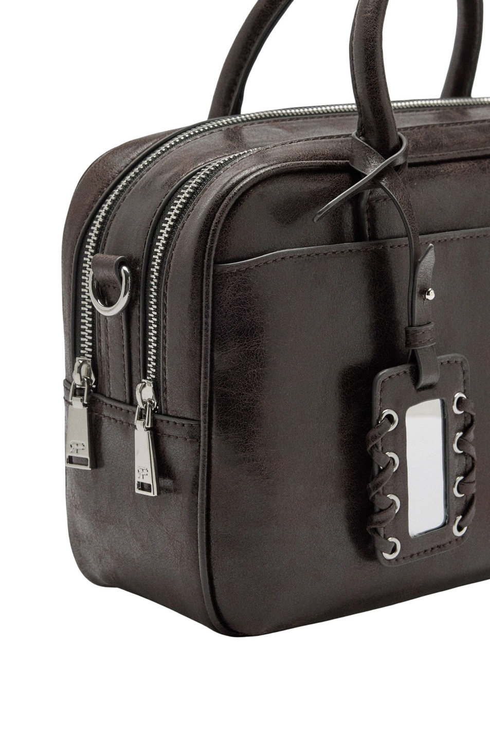 Сумка с подвеской|Основной цвет:Коричневый Женский Parfois Сумка с подвеской (цвет ), артикул 239717 | Фото 4