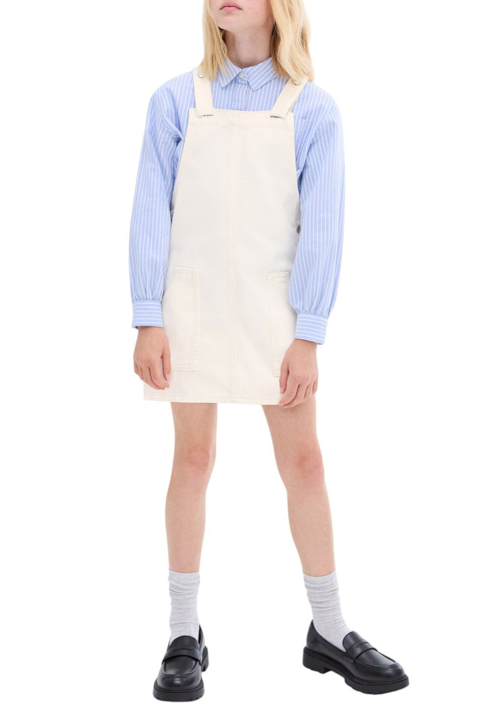 Девочкам Mango Kids Сарафан джинсовый HARPER (цвет ), артикул 17083273 | Фото 3