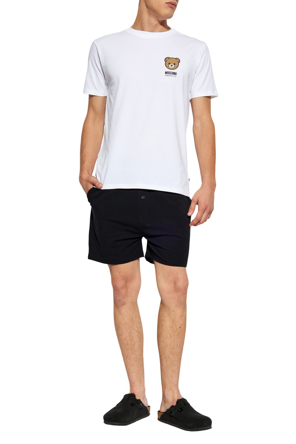 Мужской Moschino Футболка из эластичного хлопка (цвет ), артикул A0701-4410 | Фото 2