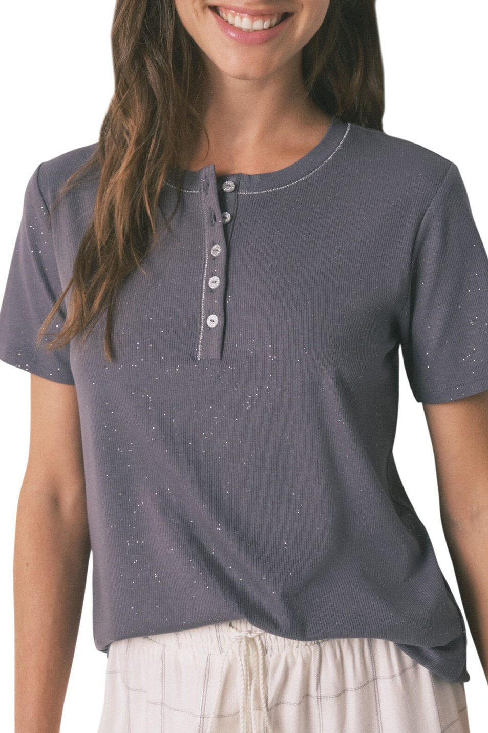 Женский Women'secret Футболка в рубчик (цвет ), артикул 3272339 | Фото 3