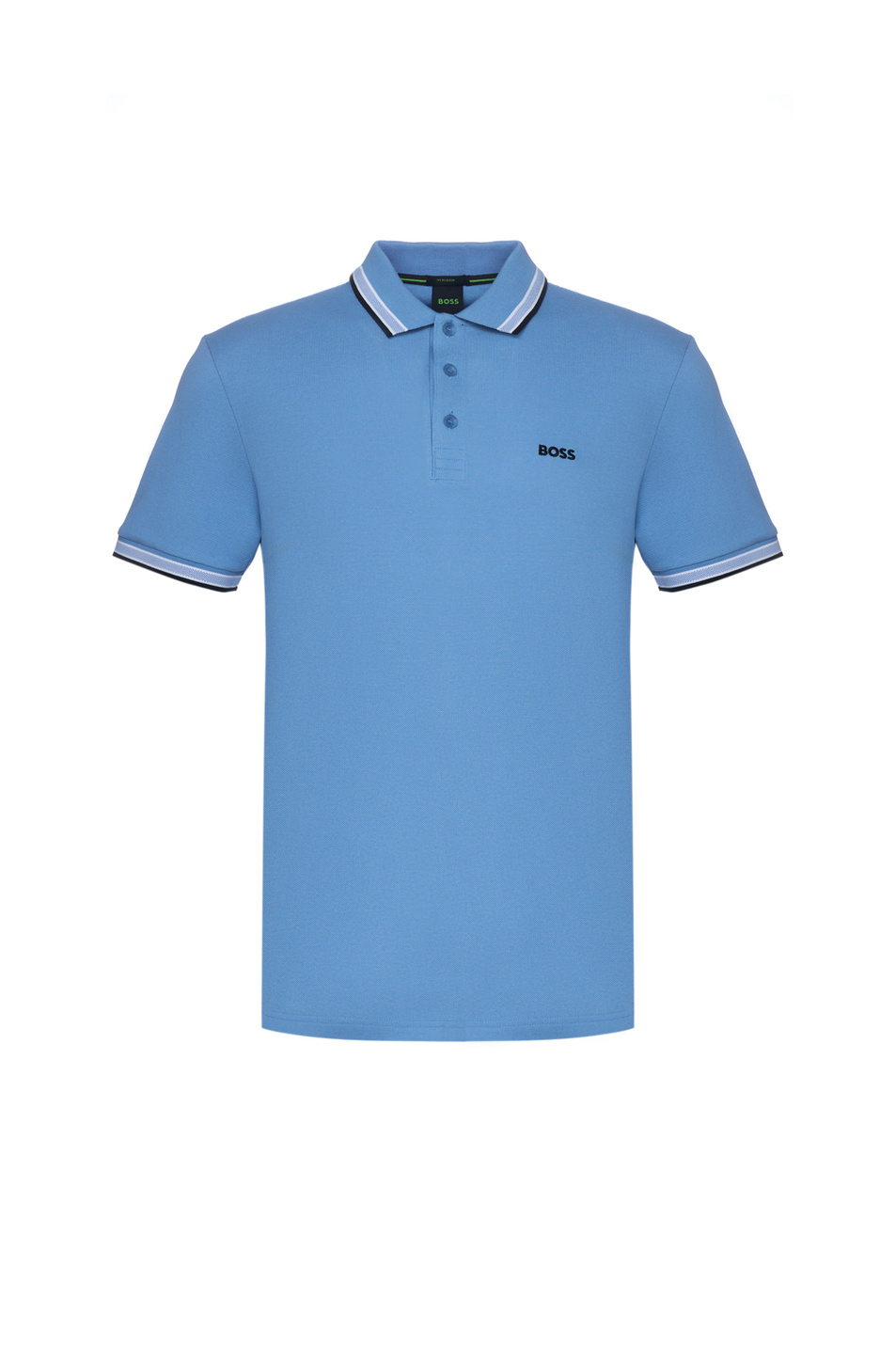 Поло Paddy из натурального хлопка|Основной цвет:Синий Мужской BOSS Поло Paddy из натурального хлопка (цвет ), артикул 50469055 | Фото 1