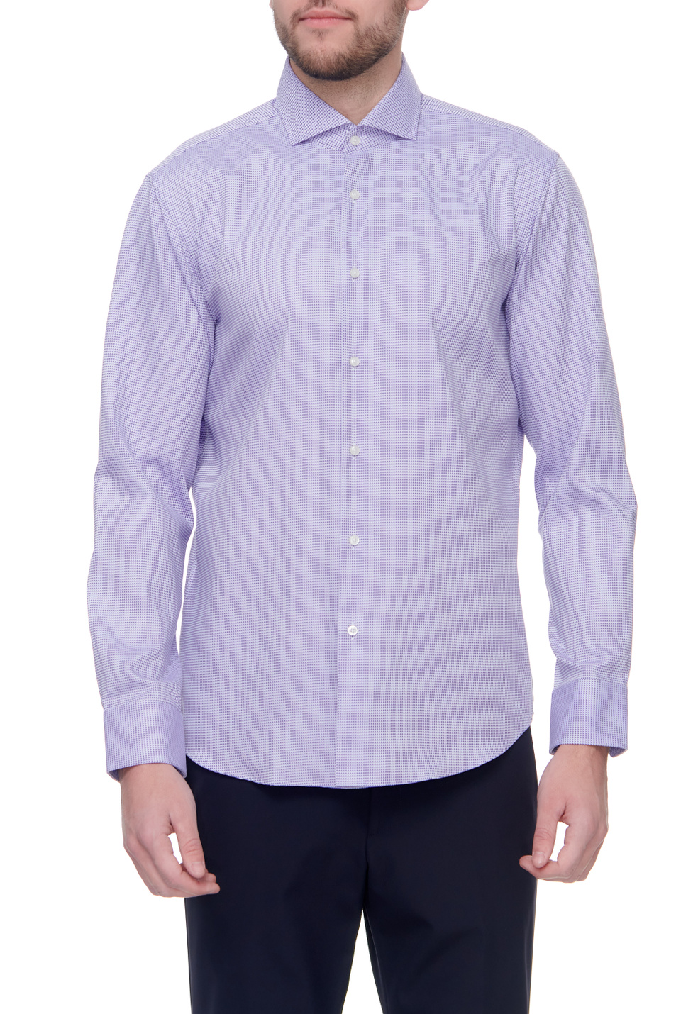 BOSS Рубашка H-JOE из натурального хлопка с узором (цвет ), артикул 50464296 | Фото 1