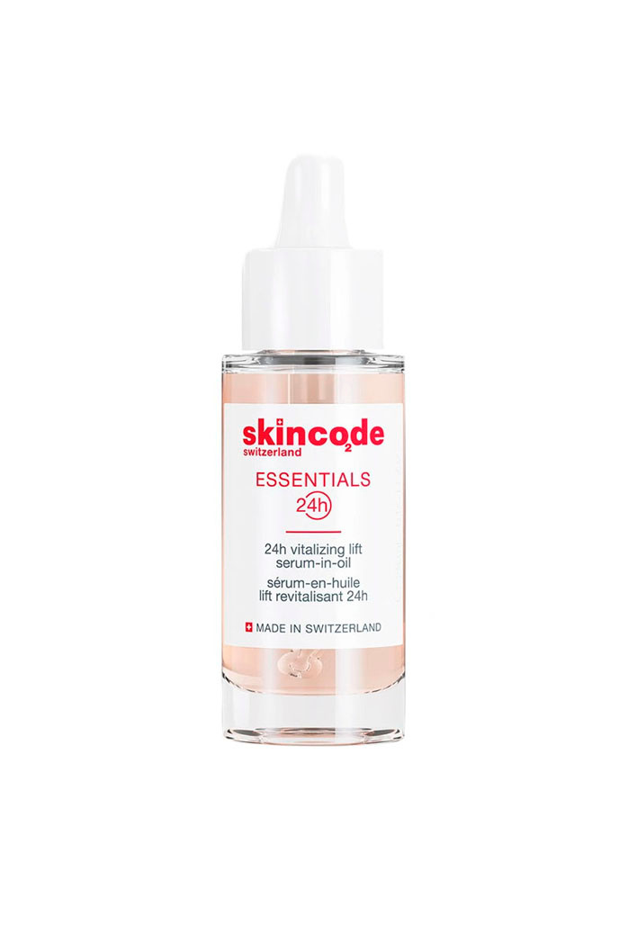 Не имеет пола Skincode Ревитализирующая подтягивающая сыворотка в масле, действующая 24 часа Essentials 24h Vitalizing Lift Serum-in-Oil, 28 мл (цвет ), артикул 1036 | Фото 1