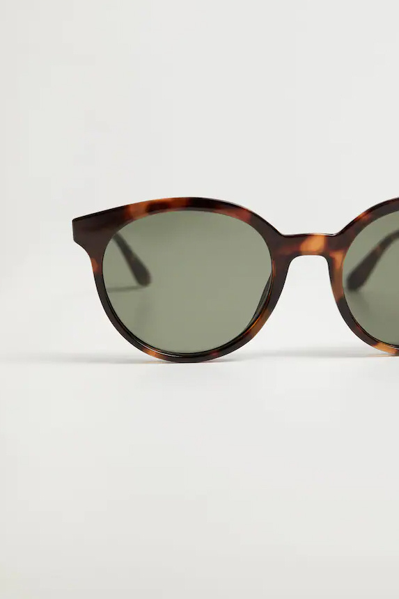 Mango Солнцезащитные очки с черепаховым принтом на оправе (цвет ), артикул 87071007 | Фото 4