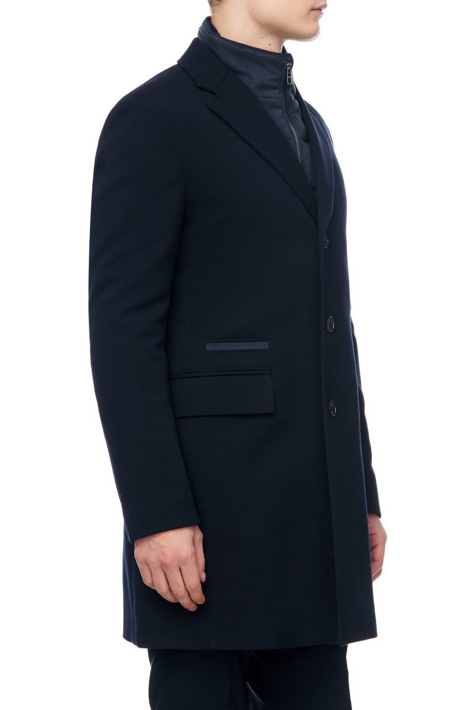 Мужской BOSS Пальто приталенного кроя с внутренней молнией (цвет ), артикул 50479736 | Фото 5
