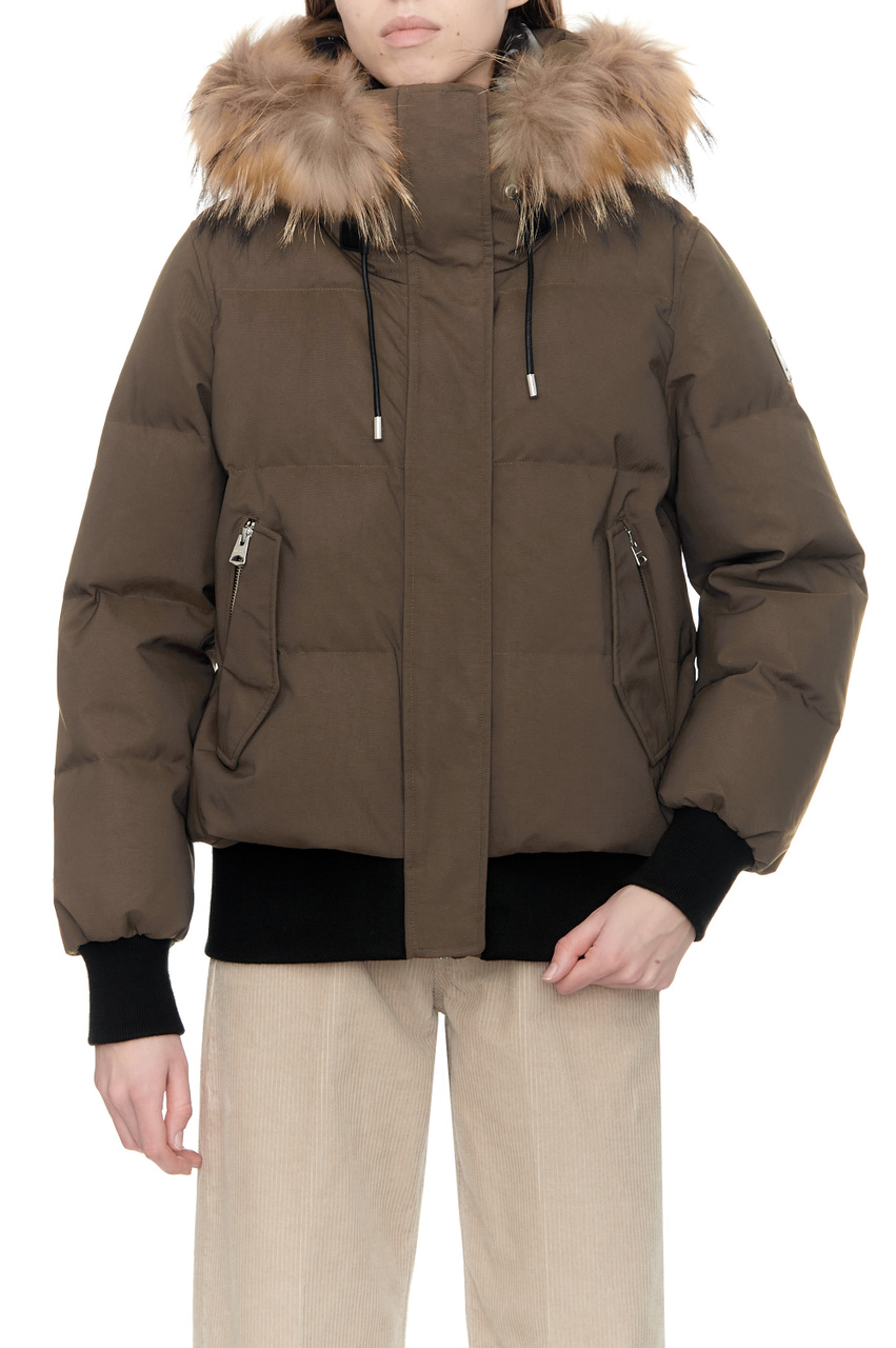 Куртка стеганая NEFI-F|Основной цвет:Коричневый|Артикул:P002552 | Фото 1