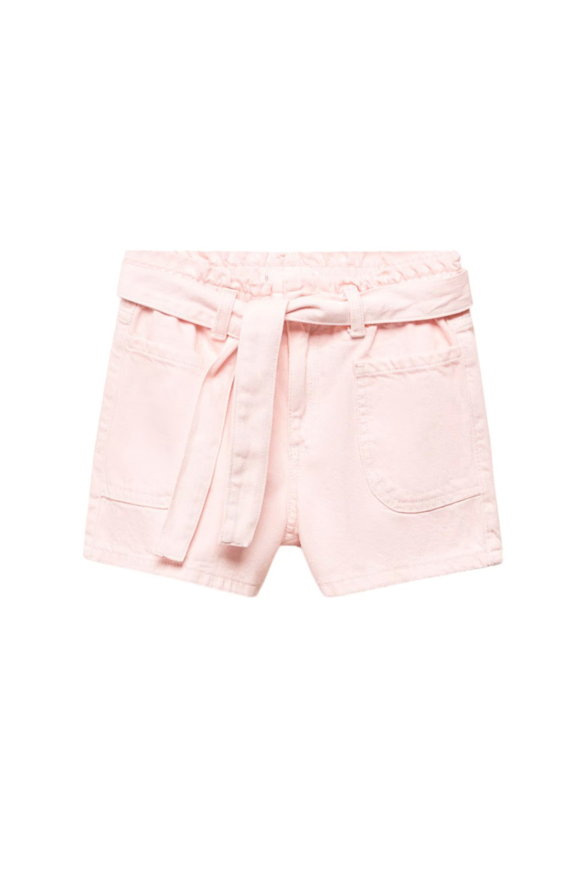 Шорты RUTH джинсовые из натурального хлопка|Основной цвет:Розовый|Артикул:67026013 | Фото 1