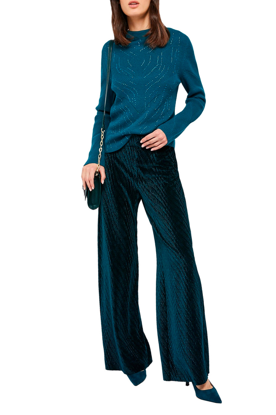 Женский Pennyblack Джемпер PEDINA из смесовой шерсти со стразами (цвет ), артикул 13640122 | Фото 2
