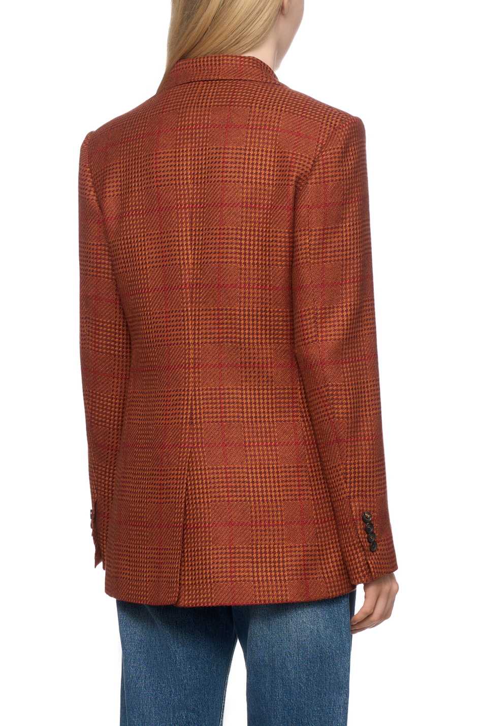 Женский Kiton Пиджак из шелка и кашемира (цвет ), артикул D60510K0549B0700H | Фото 5
