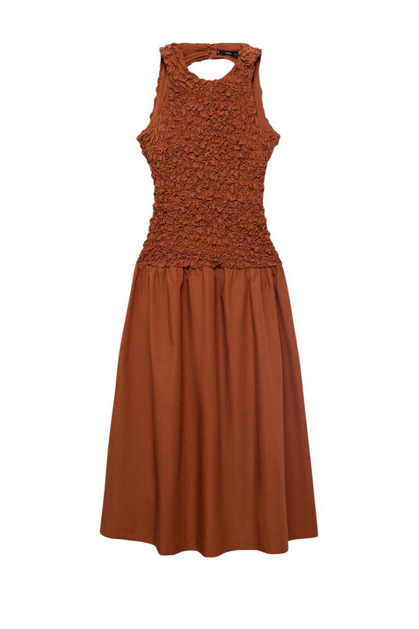 Платье RUSTY однотонное|Основной цвет:Коричневый|Артикул:87007205 | Фото 1