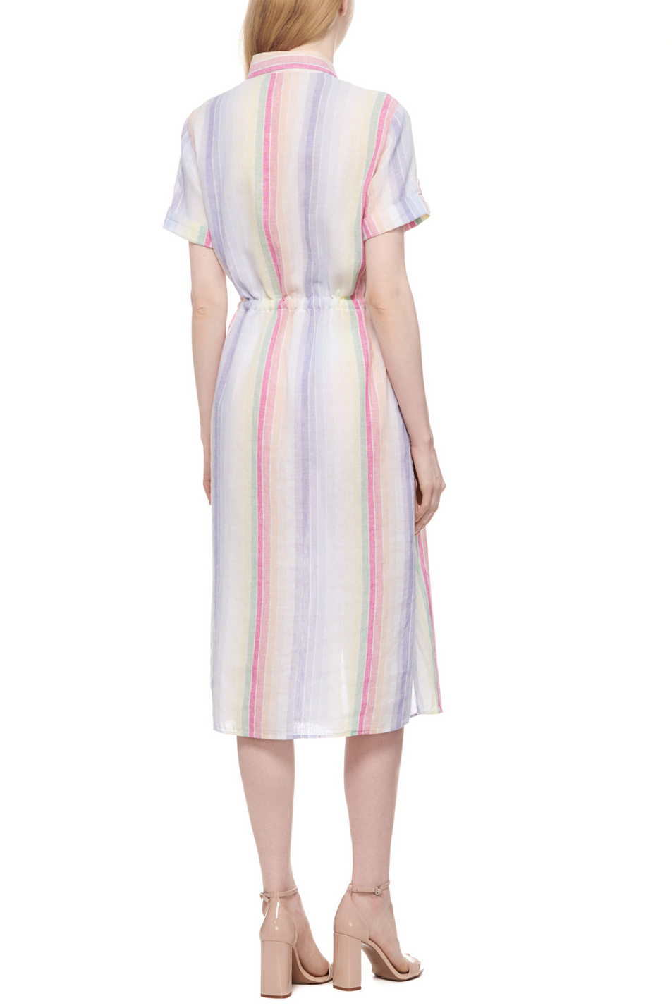 Женский Gerry Weber Платье-рубашка из льна и хлопка (цвет ), артикул 285032-66446 | Фото 4