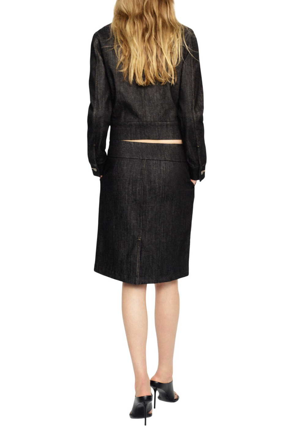 Женский Mango Куртка JOLIE джинсовая (цвет ), артикул 27093328 | Фото 4