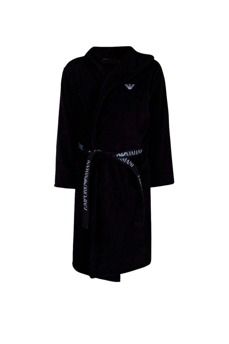 Мужской Emporio Armani Халат из натурального хлопка (цвет ), артикул 110799-2F591 | Фото 1