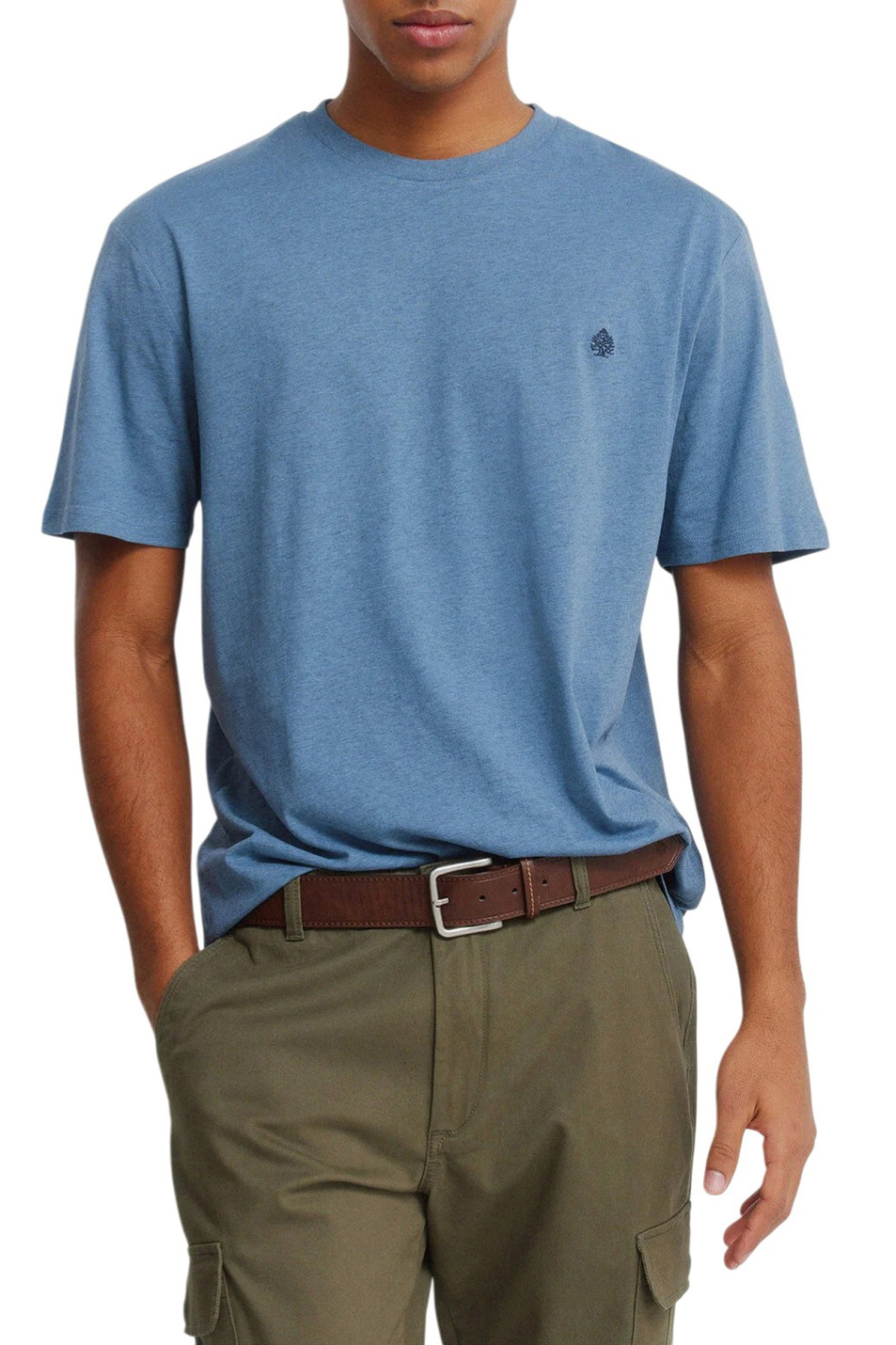 Мужской Springfield Футболка с вышивкой (цвет ), артикул 7122310 | Фото 1