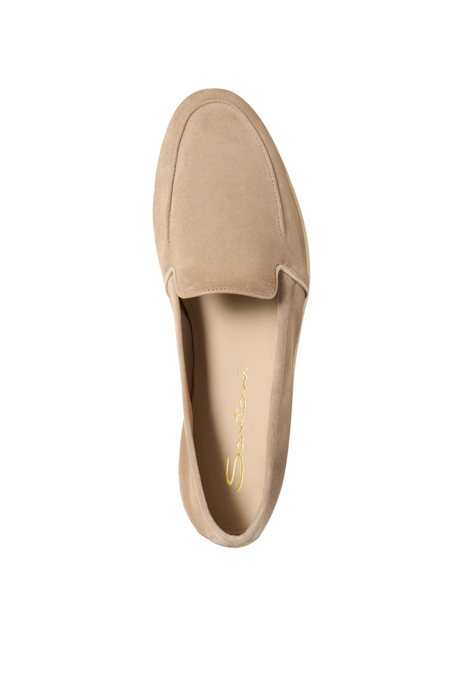 Женский Santoni Лоферы MALIBU из натуральной замши (цвет ), артикул WULB72051AS1SAEAE40 | Фото 4