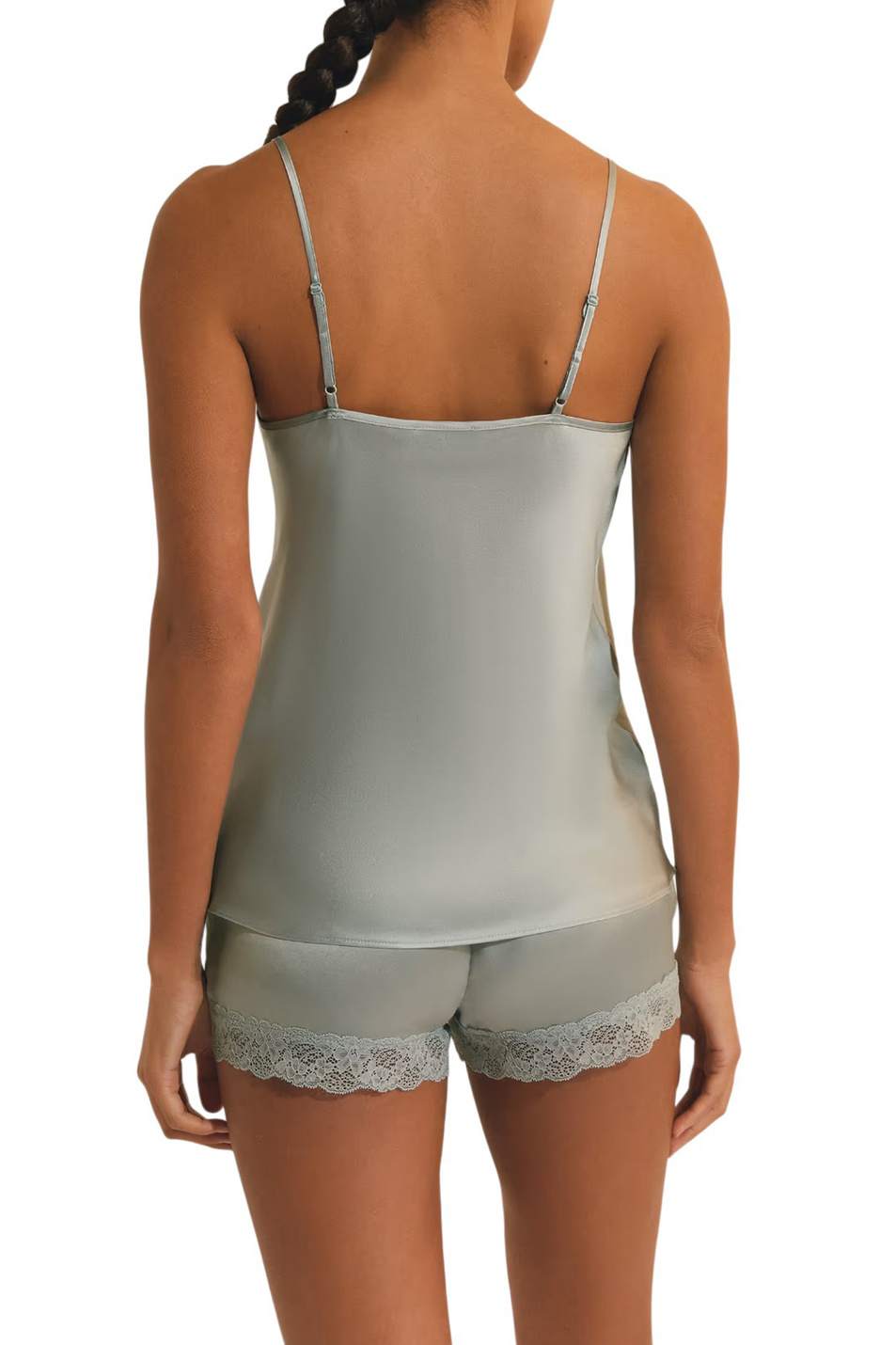 Топ MILKY из натурального шелка|Основной цвет:Серый Женский Etam Топ MILKY из натурального шелка (цвет ), артикул 6515344 | Фото 3