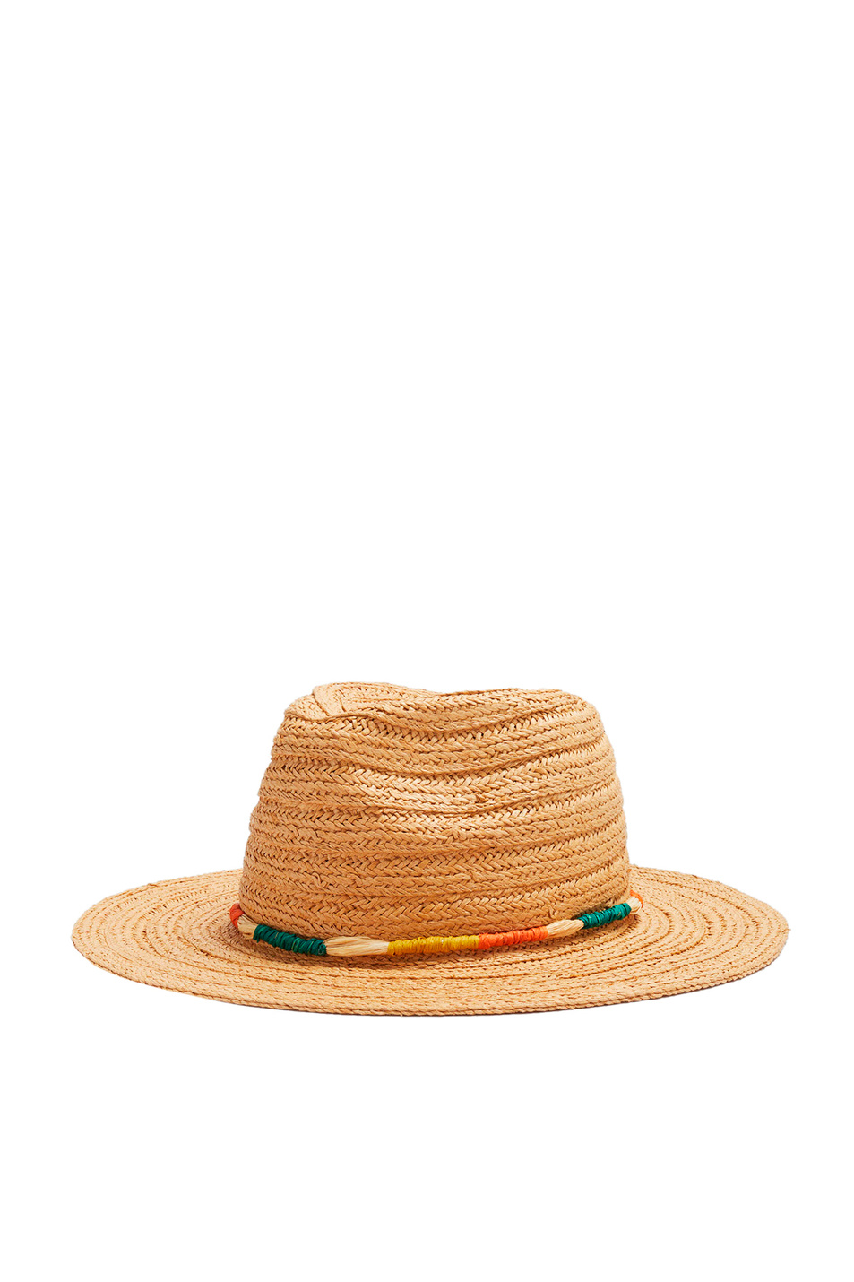 Женский Parfois Плетеная шляпа с контрастным декором (цвет ), артикул 196053 | Фото 1