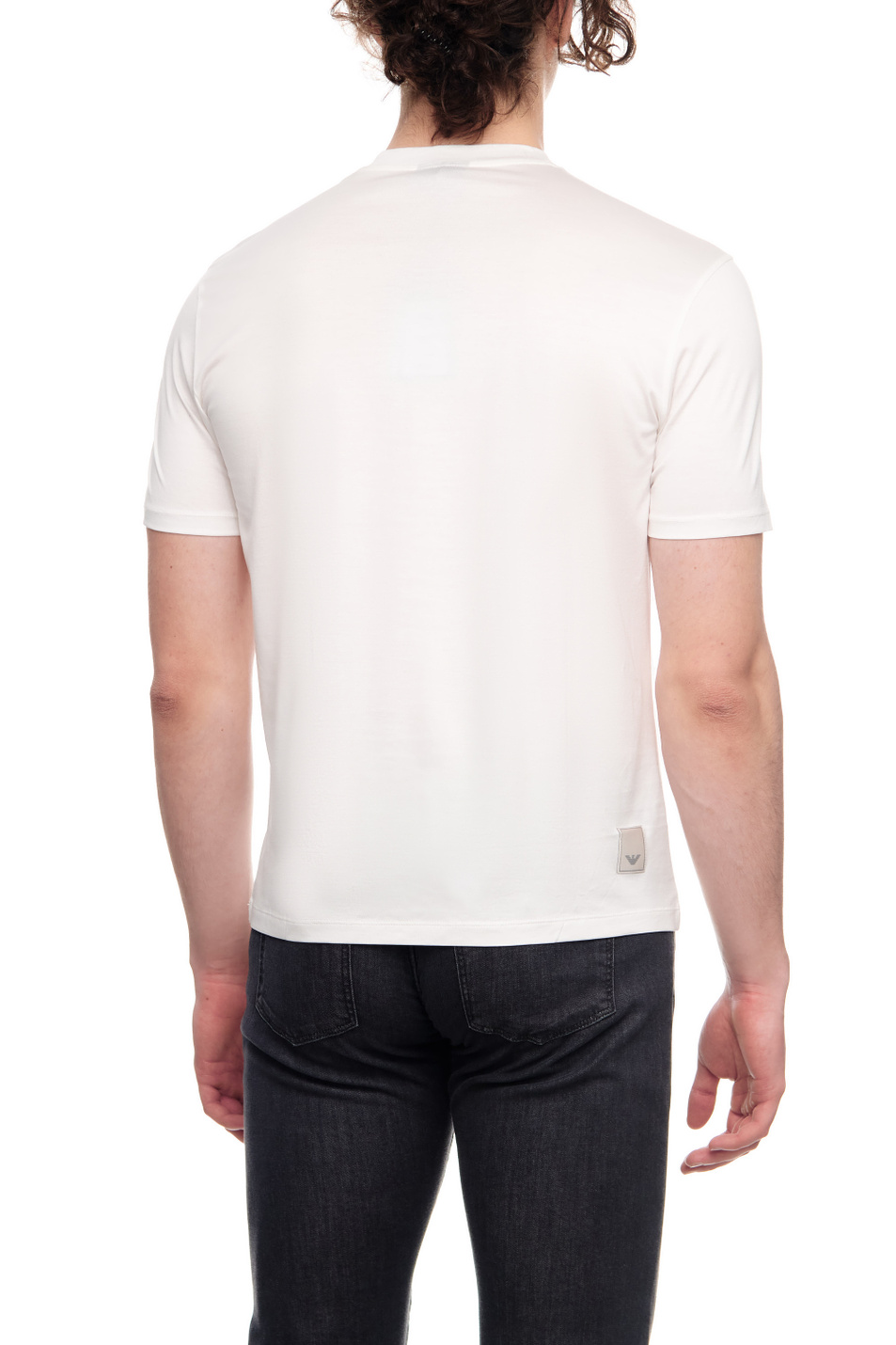 Мужской Emporio Armani Футболка из лиоцелла и хлопка (цвет ), артикул 3R1TT0-1JUVZ | Фото 4