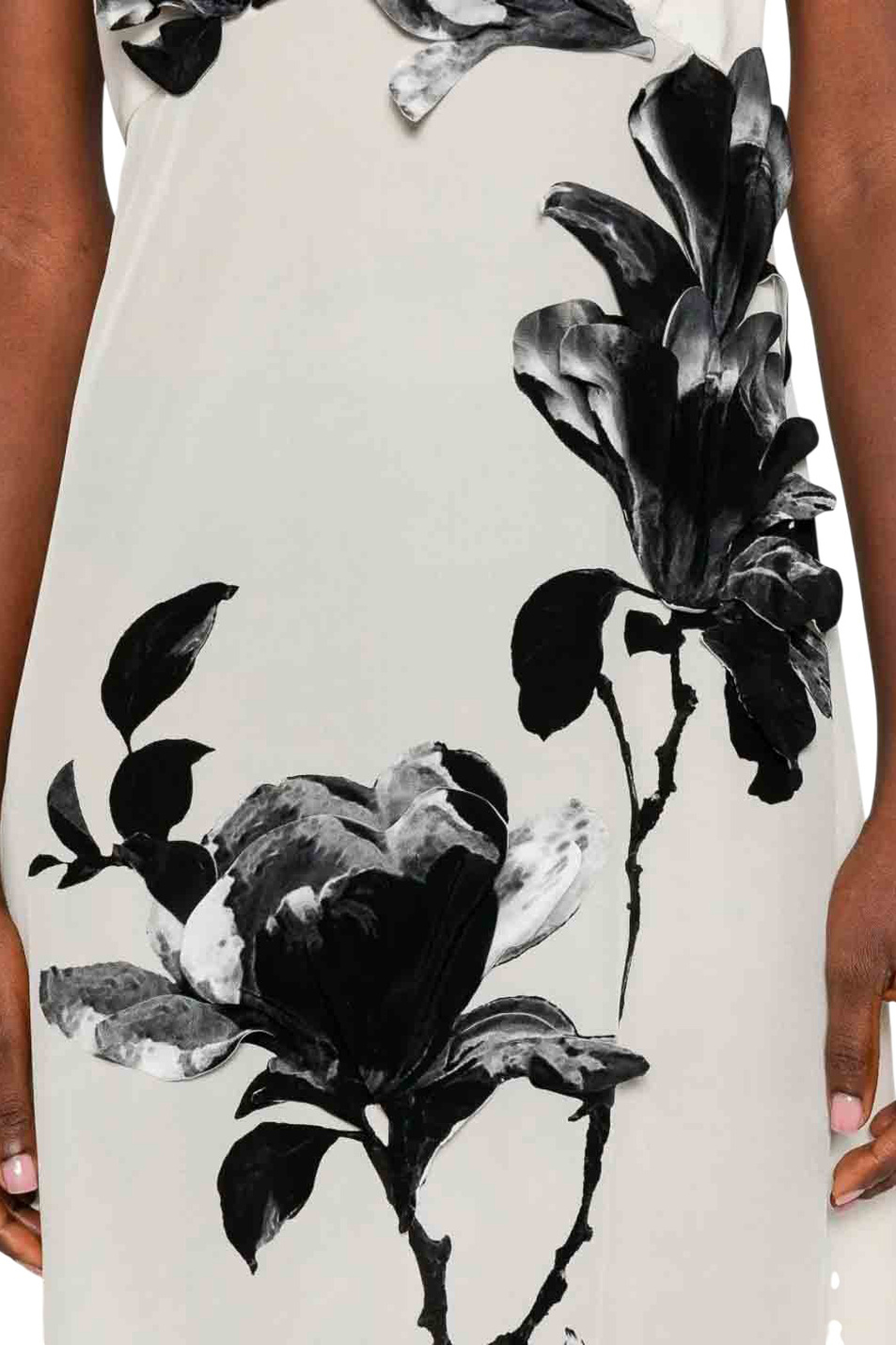 Женский ERMANNO SCERVINO Платье из шелка с аппликацией (цвет ), артикул D482Q358YBQ | Фото 5