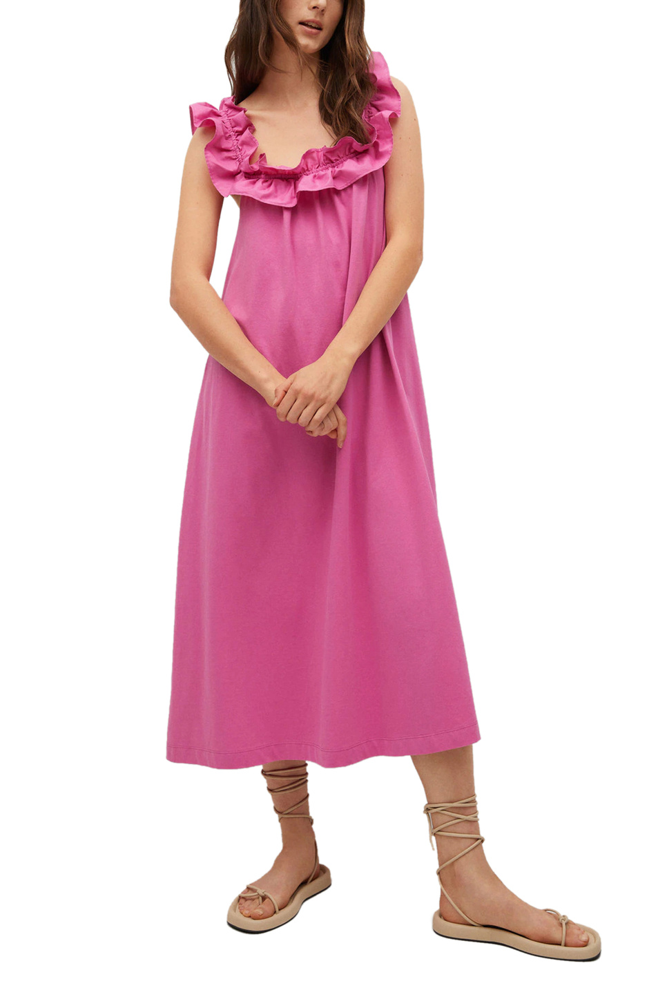 Женский Mango Платье MARGOT с оборками (цвет ), артикул 17050161 | Фото 2