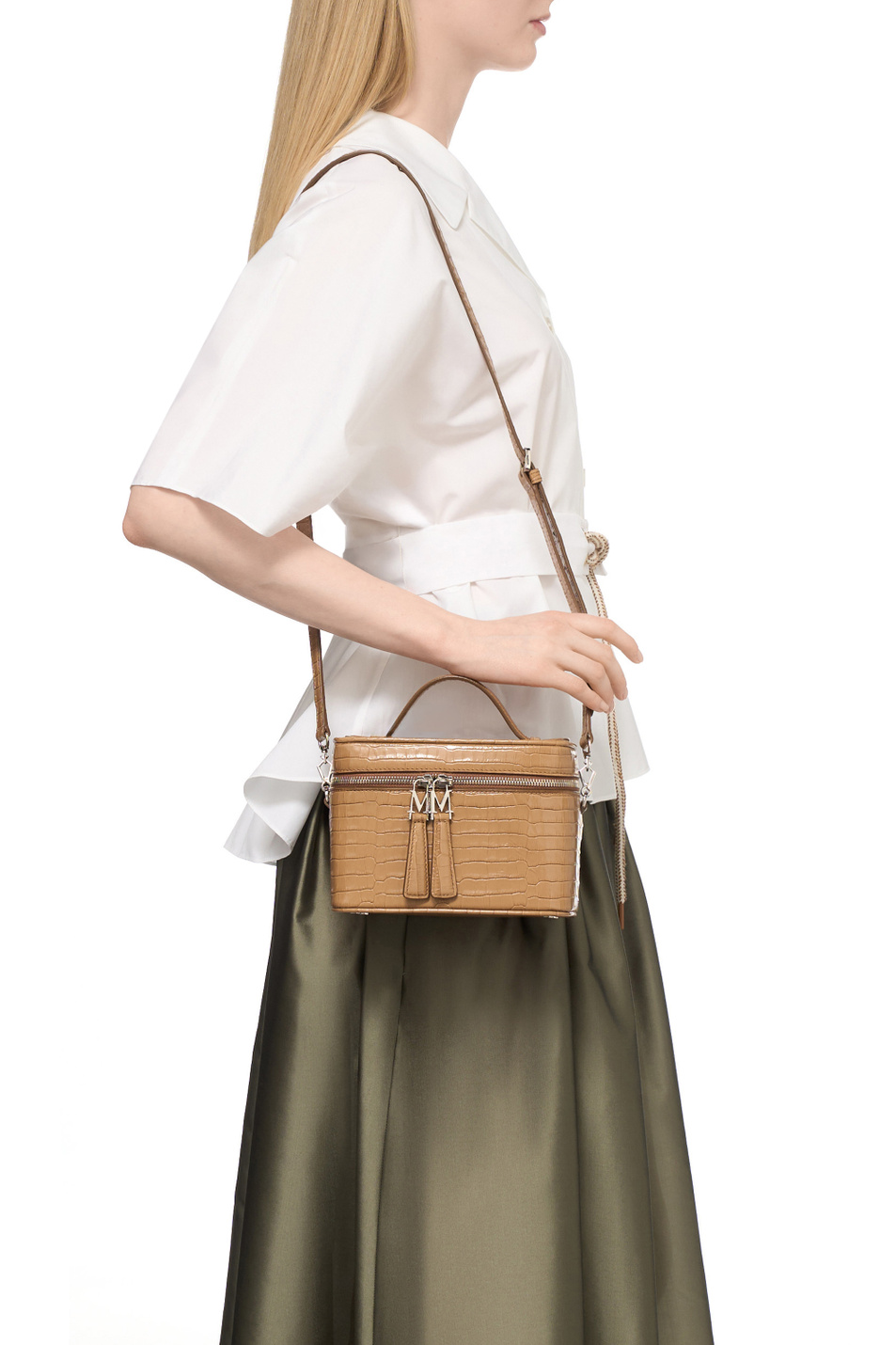 Женский Max Mara Сумка VANITY из натуральной кожи (цвет ), артикул 2424516091 | Фото 3