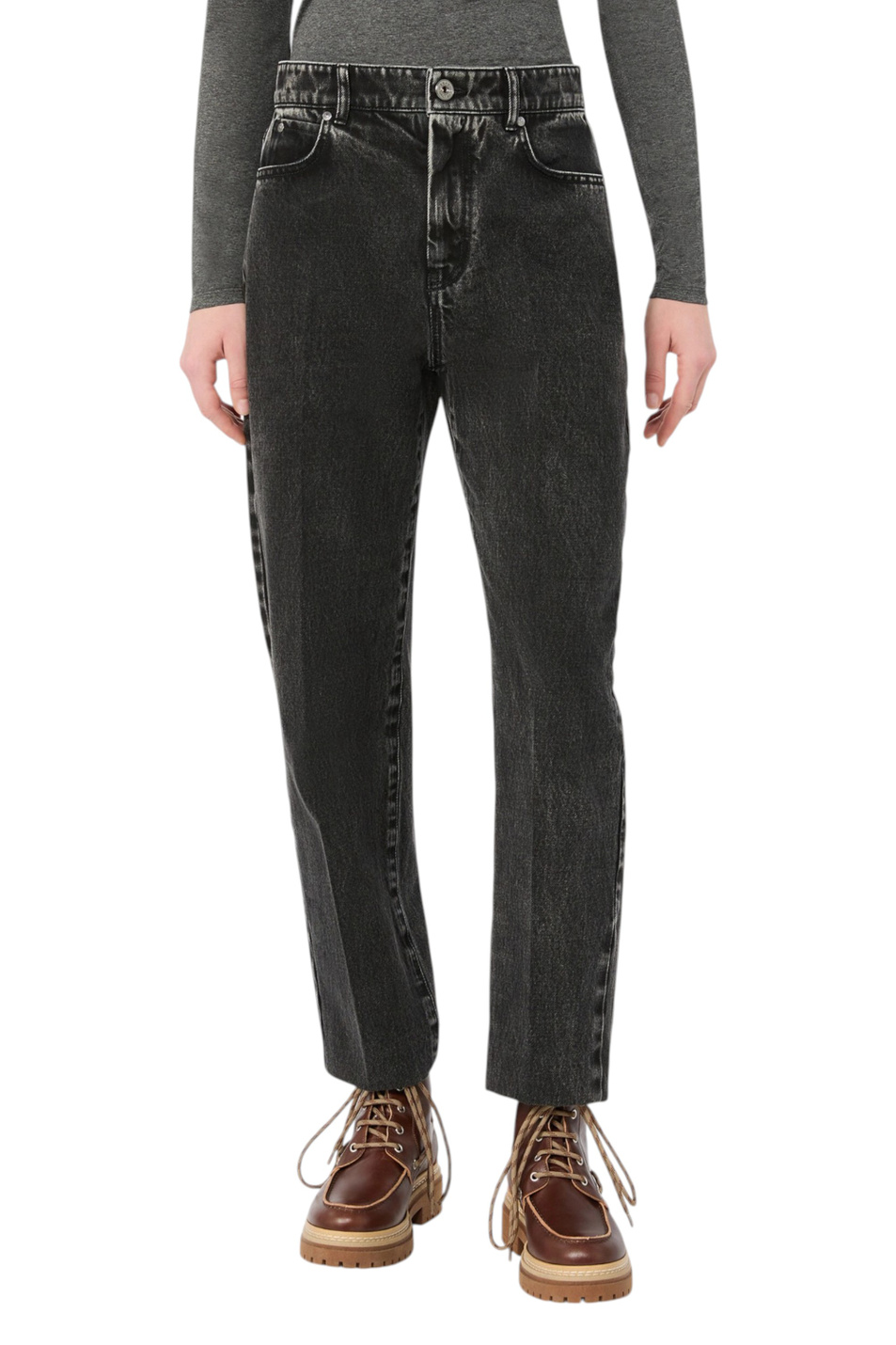 Женский Weekend Max Mara Дэжинсы CEDRO из хлопка (цвет ), артикул 2625186042 | Фото 4