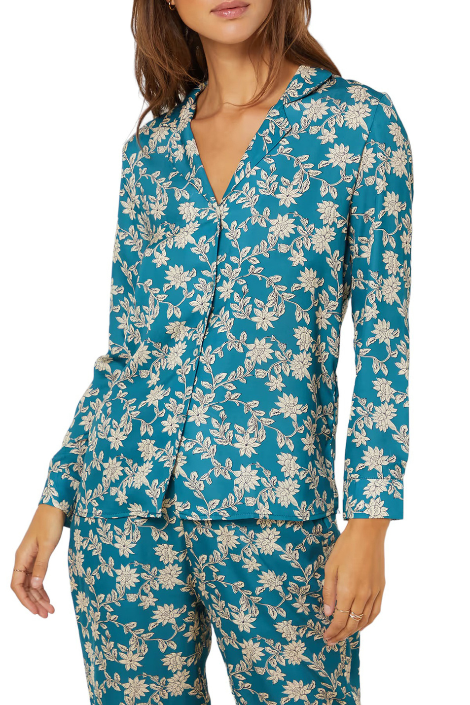 Женский Etam Пижамная рубашка MAILA CHEMISE с принтом (цвет ), артикул 6542539 | Фото 1