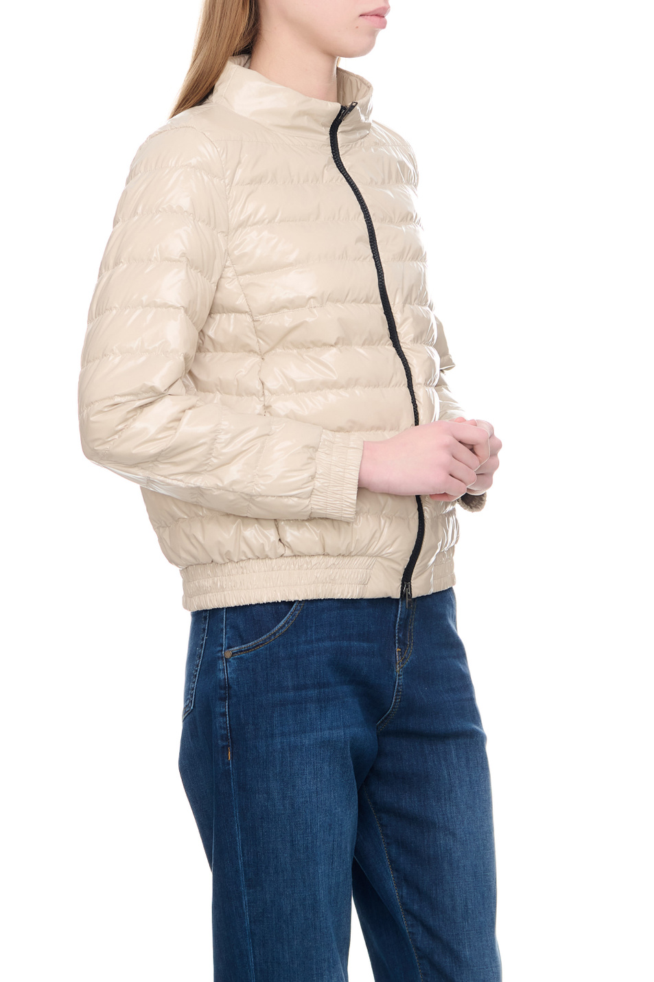Женский Herno Куртка стеганая с логотипом на рукаве (цвет ), артикул PI001678D12220 | Фото 6