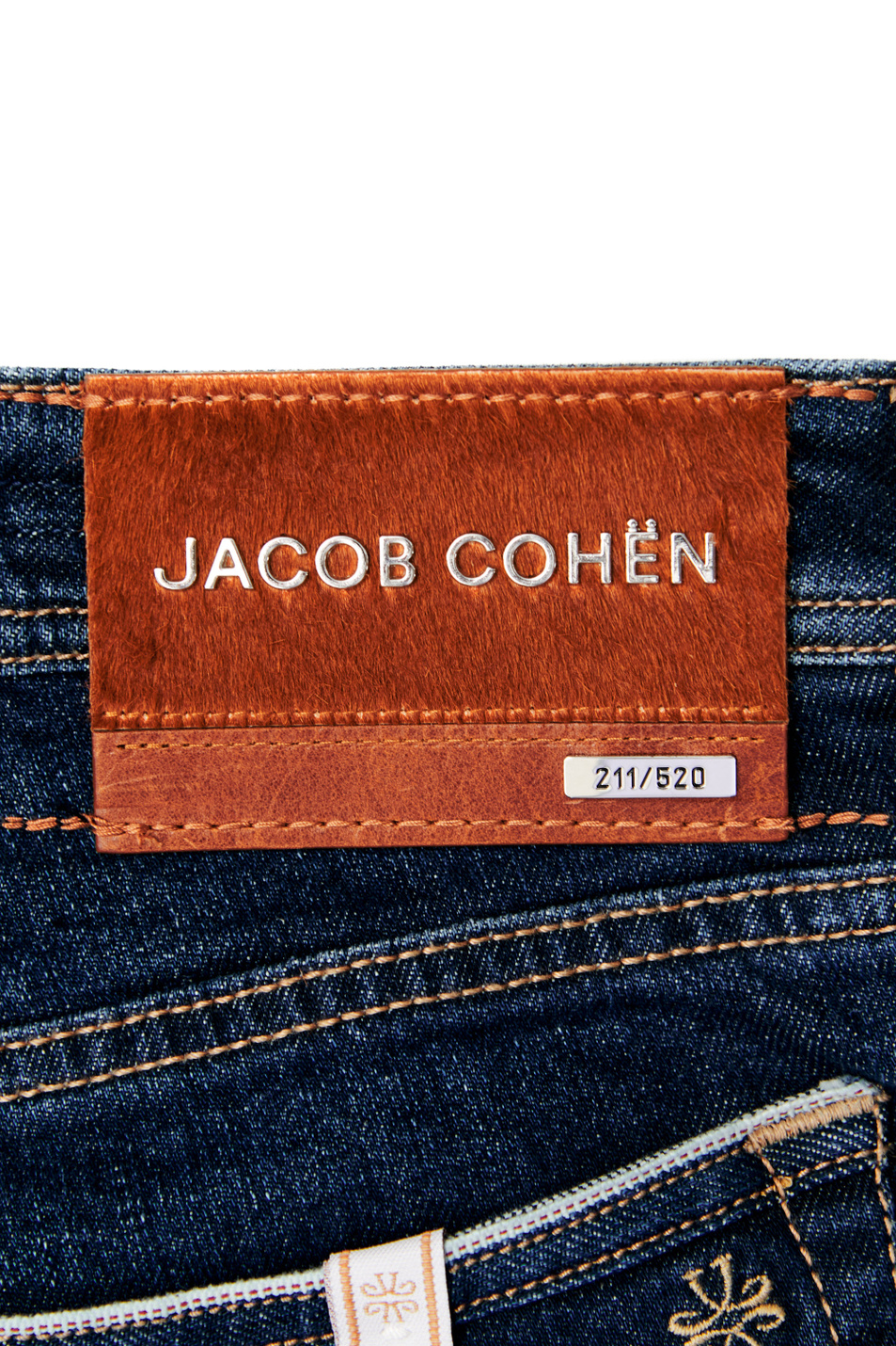 Jacob Cohen Джинсы из эластичного хлопка с платком (цвет ), артикул UQL0430S3871 | Фото 5