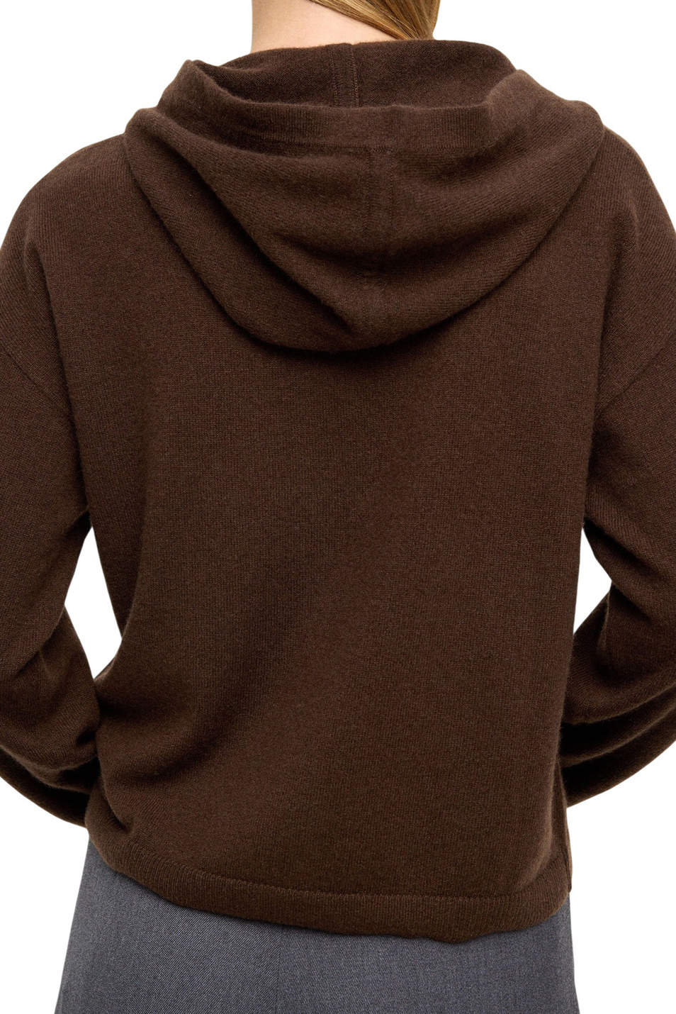 Кардиган из кашемира|Основной цвет:Коричневый Женский Parfois Кардиган из кашемира (цвет ), артикул 239688 | Фото 4