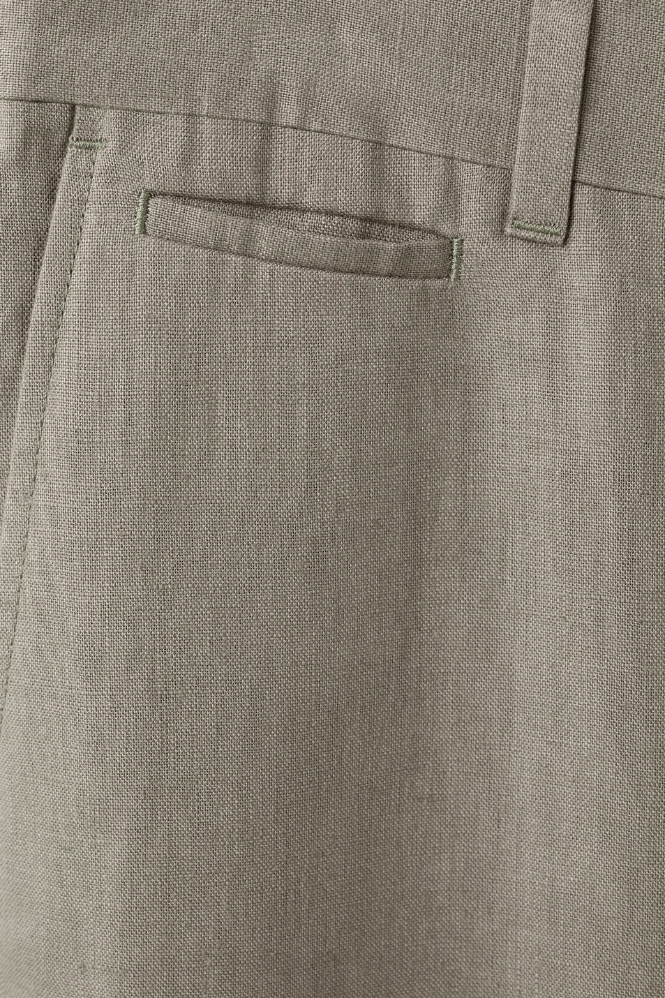 Мужской Mango Man Брюки OYSTER из льна (цвет ), артикул 27026711 | Фото 6
