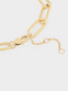 Parfois Браслет  из стали с подвеской из искусственного жемчуга (Золотой цвет), артикул 179202 | Фото 3