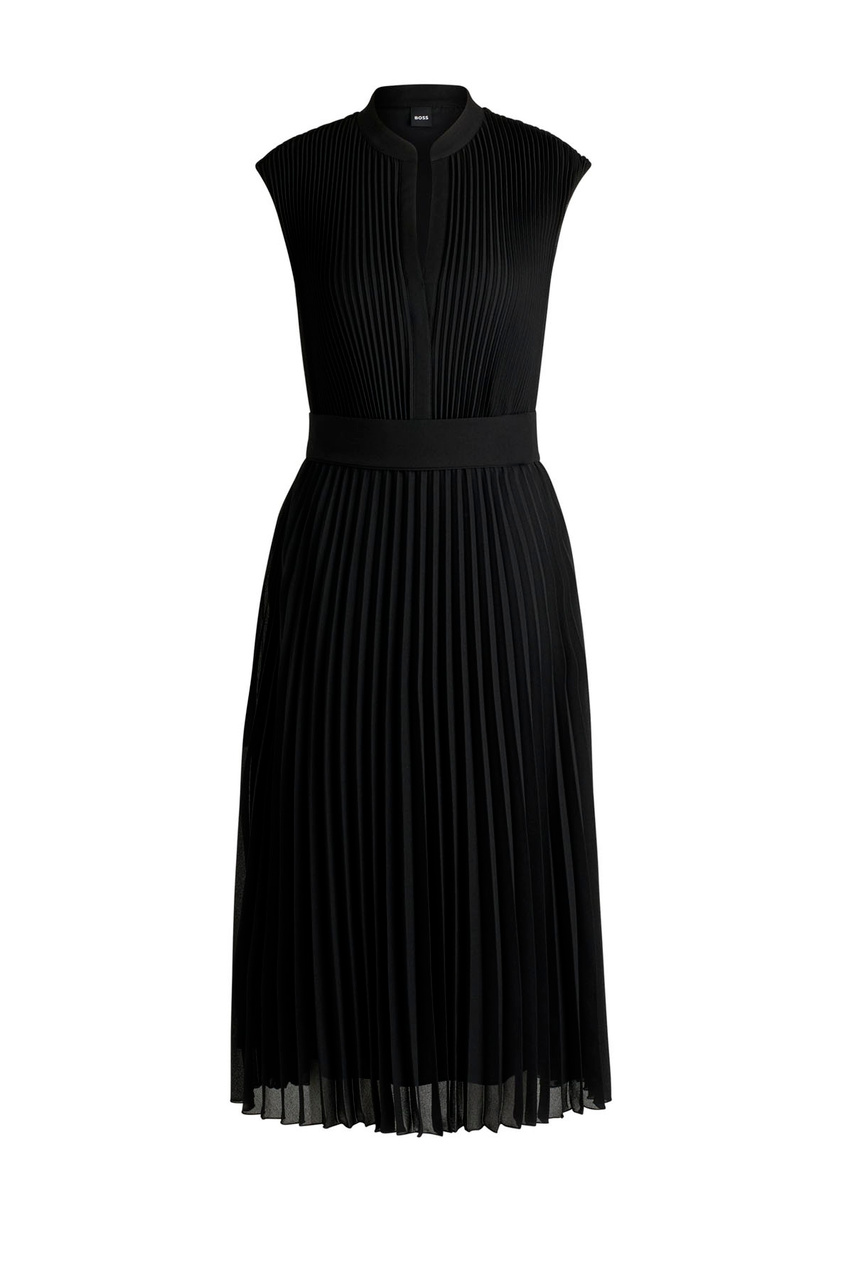 Платье-плиссе Diloh2|Основной цвет:Черный|Артикул:50518390 | Фото 1
