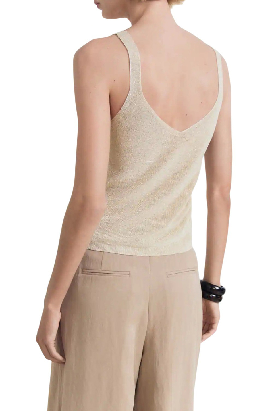 Женский Mango Топ KLING с люрексом (цвет ), артикул 17071185 | Фото 4