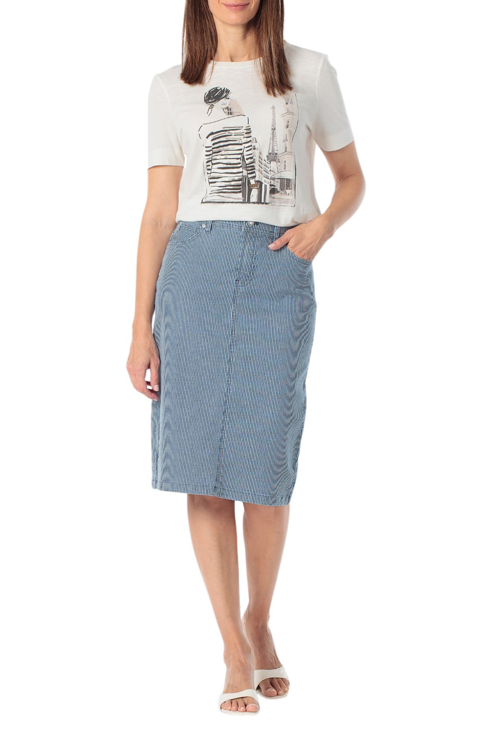 Женский Gerry Weber Футболка с принтом (цвет ), артикул N61733 | Фото 3