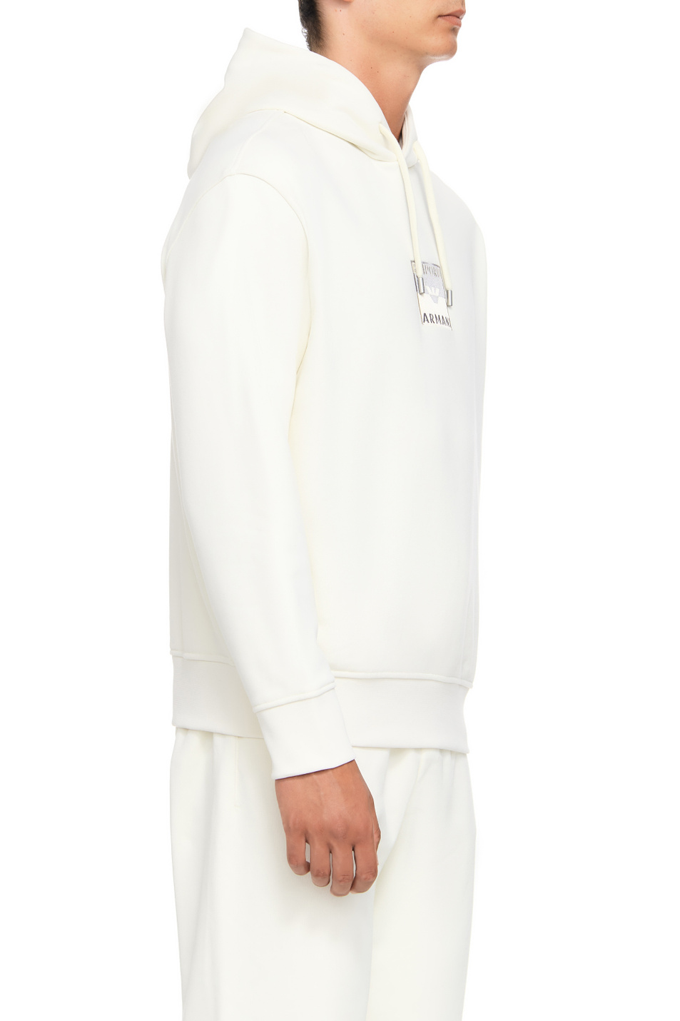Мужской Emporio Armani Худи из натурального хлопка с логотипом (цвет ), артикул 6R1MCN-1JWPZ | Фото 3
