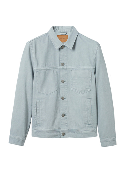 Джинсовая куртка BRYAN с карманами|Основной цвет:Голубой|Артикул:27062509 | Фото 1
